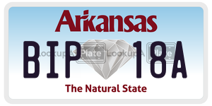 BIP18A  license plate in AR