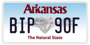 BIP90F  license plate in AR
