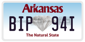 BIP94I  license plate in AR