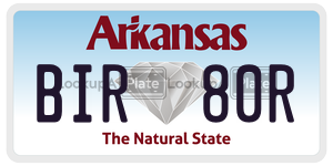 BIR80R  license plate in AR