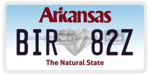 BIR82Z  license plate in AR