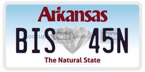 BIS45N  license plate in AR