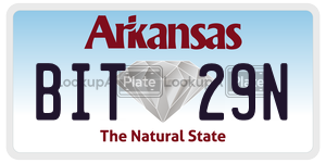 BIT29N  license plate in AR