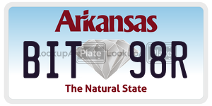 BIT98R  license plate in AR