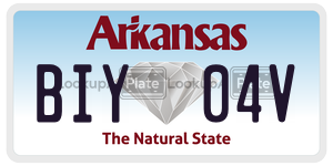 BIY04V  license plate in AR