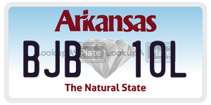 BJB10L  license plate in AR