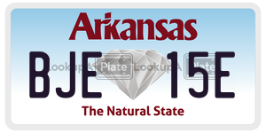 BJE15E  license plate in AR