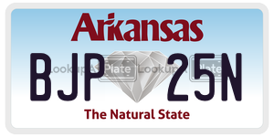 BJP25N  license plate in AR