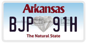 BJP91H  license plate in AR