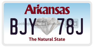 BJY78J  license plate in AR