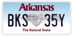 BKS35Y  license plate in AR