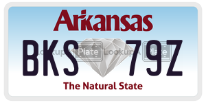 BKS79Z  license plate in AR