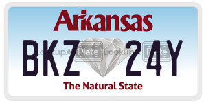 BKZ24Y  license plate in AR