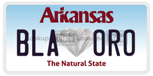 BLAORO  license plate in AR