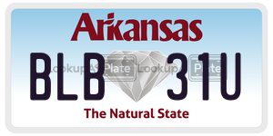BLB31U  license plate in AR