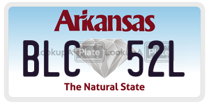 BLC52L  license plate in AR