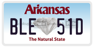BLE51D  license plate in AR