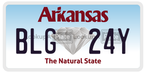 BLG24Y  license plate in AR