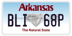BLI68P  license plate in AR