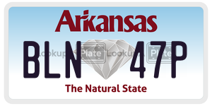 BLN47P  license plate in AR