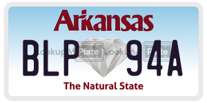 BLP94A  license plate in AR