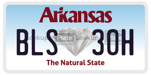 BLS30H  license plate in AR