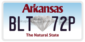 BLT72P  license plate in AR