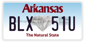 BLX51U  license plate in AR