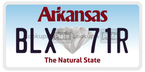 BLX71R  license plate in AR