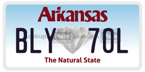BLY70L  license plate in AR
