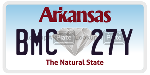 BMC27Y  license plate in AR