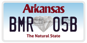 BMR05B  license plate in AR