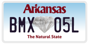 BMX05L  license plate in AR