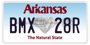 BMX28R  license plate in AR