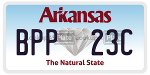 BPP23C  license plate in AR