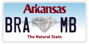BRAMB  license plate in AR