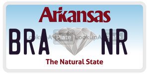 BRANR  license plate in AR
