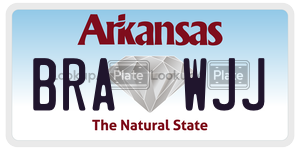 BRAWJJ  license plate in AR