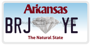 BRJYE  license plate in AR