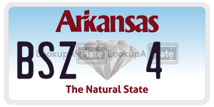 BSZ4  license plate in AR