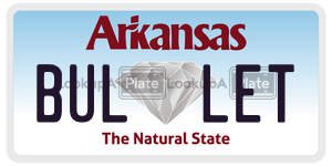 BULLET  license plate in AR