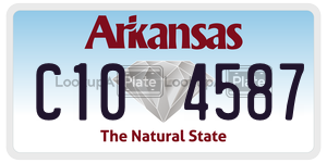 C104587  license plate in AR