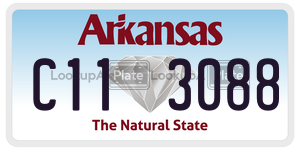 C113088  license plate in AR