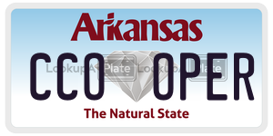 CCOOPER  license plate in AR