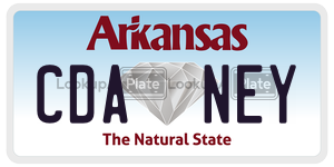 CDANEY  license plate in AR