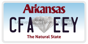 CFAEEY  license plate in AR