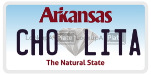 CHOLITA  license plate in AR
