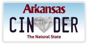 CINDER  license plate in AR