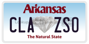 CLAZSO  license plate in AR