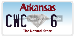 CWC6  license plate in AR